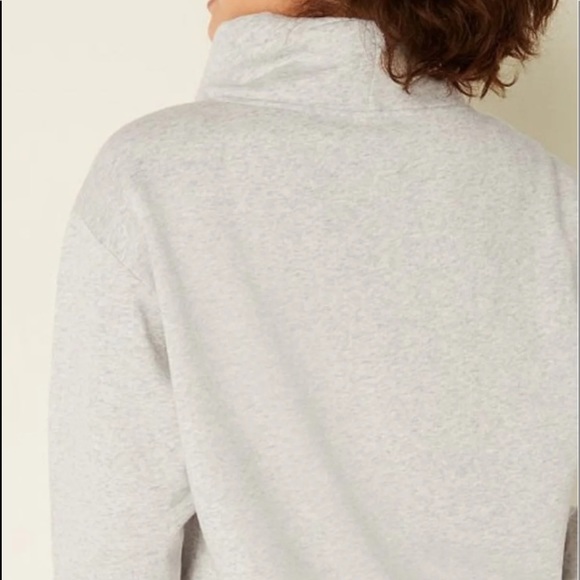 PINK BLING classic pant long sleeve campus tee cowl neck pullover GLITTER LOGO - Picture 7 of 12